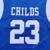 MITCH 2020 NY NCAA BYU COUGARS STATS JERSEYS 23 Childs Basketball Jersey College Blue Size Men Youth ALL SYTCHED