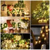 Cordes batterie USB LED chaîne lumières argent fil fée lumière bande lampe noël fête de mariage décoration noël 1m 2m 5m