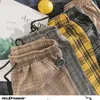 Kvinnor Pants Capris Privathinker HARAJUKU PLAID FÖR KVINNSBOVERS STREETWEAR KVINNA HAREM Autumn Ladies Causal Pant XXL 220922