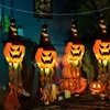 Décorations de Noël Halloween Citrouille Fantôme LED Clignotant Suspendu Lumière Halloween Party Pour La Maison Dress Up Glowing Lampe Horror Party Décoration 220926