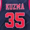 Mitch 2020 New NCAA Utah Utes Jerseys 35 Kyle Kuzma College 농구 저지 크기 청소년 성인 모두 스티치