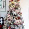 Décorations de Noël Décoration de Noël pour la maison DIY Personnalisé Famille Père Noël Arbre de Noël Ornements Suspendus Pendentif Année Cadeau Navidad 220926