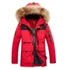 Heren Down Parkas Brand Winter Casual Warm Long Fashion Burar Collar Hooded Jacked Jas Winddicht Dikke Outdoor 220923