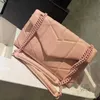 Kvällsväskor Designer axelväska Dam Handväska Högkvalitativ Hobo Plånböcker Hårdvara Bokstäver Pochette Messenger Fårskinn Äkta Läder Pu