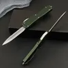 Новый H9195 Высокий Automac Tactical Knife D2 Cone Wash Blade Cnc Green 6061-T6 Ручка на открытом воздухе с нейлоновой сумкой с нейлоновым пакетом