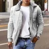 Herrjackor 2022 Autumn Winter Men l￤der mocka plysch solid casual man ytterkl￤der rockar brittiska mode vindbrytare kameror kl￤der