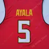 Mitch 2020 Новый NCAA Maryland Terrapins Stat Jerseys 5 Эрик Айала колледж Баскетбол Джерси размер молодежи взрослые все сшиты