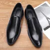 Män klänning skor loafers ensamma röda pu färg mode företag casual party daglig mångsidig enkel lätt klassisk chaussure homme luxe marque a19 115 574