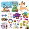 2023 New Party Fidget Toys Christmas Blind Box 24 Days Advent Calendar Рождество замесив музыкальные подарочные коробки обратный отсчет детских подарков T0927 Лучшее качество