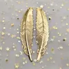 Gifts For Kids Gold Silver Plated Page Markers Retro Metal Feather Bookmark Book Darts Students Stationery