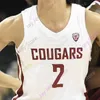 Mitch Custom 2020 Washington State Cougars WSU баскетбол Джерси.