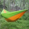 Hangmat Parachute Dubbele lichtgewicht Nylon Hangmat Volwassen Camping Outdoor Travel Hangmatten Survival Garden Swing jinging slaapbed RRB15802