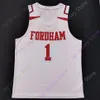 MITCH 2020 NEW NCAA COLLEGE FORDHAM JERSEYS 1 CHUBA OHAMSバスケットボールジャージサイズの男性青年大人