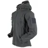 Men's Jackets Tactical Jacket Men Military Combat Soft Shell Army Techwear Windproof Waterproof Breathable Fleece Thermal Hooded Coats 220924