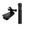 Statief roterende tijd selfie stick houder statief monopode voor insta360 een x backpack clip x/evo -actiecamera