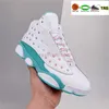Basketball Shoes Women Sneakers Men Trainers Red Flint Obsidian Powder Blue University Gold 2022 13 13S Mens Del Sol Houndstooth