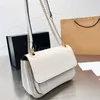 2022 Nya axelväskor Fashion Women Handbag Delicate Chain Message Bag Casual Totes Shopping Wallet Card Holder