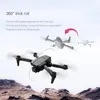LSRC LS-XT6 4K HD двойные линзы мини-беспилотники беспилотники Wi-Fi трансмиссия в реальном времени Dron Drone Двойные камеры складываемые RC Quadcopter Рождественские игрушки