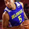 Mitch 2020 Delaware Blue Hens Basketball Jersey NCAA College Nate Darling Ryan Allen Justyn Mutts Kevin Anderson Collin Goss Aleks Novakovich