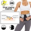 スリミングベルトNingmi Sweat Sauna Body Shaper Corset Waist Trainer Women Fitness Belly Lap Strap Girdle Shapers Fat 220922