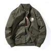 Jackets para hombres McIkkny Spring Autumn Cargo Multi Pockets Solid Color Sala Soutwear Caats para algod￳n masculino M-4XL