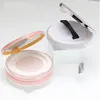 5G Ultra-Thin Portable Elastic Mesh Loose Powder Jar Honey Powder Cosmetic Sub-Packaging Box With Puff and Mirror