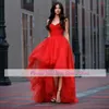 Платья для вечеринок Современные красные платья с блестками Hilo для женщины без бретелек элегантно официально вечернее вечернее бархат vestido de noche 220923