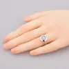 Gül Altın Pave Ring Classic 925 Sterling Silver Women Party Tase Teatery Pandora CZ Diamond Girlfriend Hediye Yüzükleri için Orijinal Kutu ile