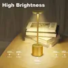 Multi-purposes Cordless Table Lamp 3 Level Adjustable LED Desk Night Light For Living Room Bedroom Resturant Touch Table Light