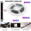 스트립 LED 스트립 조명 USB Bluetooth App Control RGB SMD DC5V 30M TV 데스크탑 화면 백라이트를위한 유연한 램프 테이프