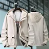 Men's Jackets Men's Hooded Coat Spring And Autumn Tooling Fashion Loose Jacket Cotton-padded Multi-pocket Parker Wear