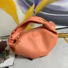 pochette bag 2022 womens tote niche design fashion dumpling bags handbag hand tied bag single shoulder armpit Leather Mini totes