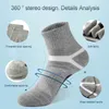 Men's Socks High Quality 5 Pairs Lot Cotton Black Sports Casual Run Summer Breathable Male Sock Sokken Size38-45 220924