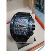 Superclone Luxury Menics Mechanics Watch Richa Milles RM11-03 Wristwatch بالكامل أوتوماتيكي حركة سويسرية أعلى جودة الساعات