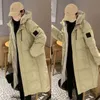 E30 Nouvelles doudounes hommes femmes manteau d'hiver simple mode lettre impression doudoune confortable extérieur chaud Parka décontracté Couple multicolore vêtements kaki