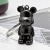 Chaveiro de astronauta 3D Keychain Bear pingentes de pingentes de eletroplate robot robô key anel pendente para homem