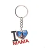 Personalization Keychain gift with Blank sublimation aluminum plate insert DIY customize your picture other printer supplies 1000 pieces
