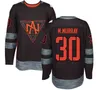 Gla MitNess North America 2016 World Cup of Hockey Jersey 23 Sean Monahan 27 Ryan Nugent-Hopkins 29 Nathan MacKinnon Chandails de hockey personnalisés