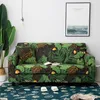 Chair Covers Tropical Leaves And Flowers Flexible Sofa Slipcover All-inclusive Stretch Furniture Cover Towel Home Decor 1/2/3/4 Seat