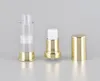 5ml 10ml 30ml Empty Pump Bottles Gold Silver 15ml Airless Bottle for Cosmetic Emulsion Essence Cosmetics Container