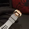 Superclone Watches armbandsur designer lyxiga herrmekanik tittar på Richa Milles Men's Watch hela automatisk mekanisk rörelse 40x50x16mm
