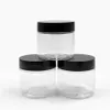 PET bottle 3.5G 60ML Clear Plastic Jar Empty Dry herb flower Cosmetic container smell proof 5x5cm