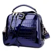 Abendtasche Shell Patent Leder Messenger Bags für Frauen Luxus Designer Einfarbig Schulter Handtasche Party Umhängetasche