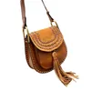 Bolsas de noite Bolsas de ombro femininas Bolsas crossbody Bolsas de borla Bolsas de camurça falsa Bolsa de mão Flip Bolsas de moda de tamanho médio Alta qualidade removível