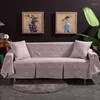 Chair Covers Grey Sofa Towel Elastic Stretch For Living Room Couch Cover Armchair Corner Slipovers Copridivano