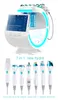 2022 7 em 1 Hydra Water Peel Microdermoabrasão /Máquina Facial de Hidrodermoabrasão com Analisador de Pele