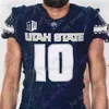 Mitch Custom Utah State Aggies Football Jersey NCAA College Love Gerold Bright Henry Colombi Siaosi Mariner Deven Thompkins Nathan Jaylen Warren