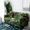 Chair Covers Tropical Leaves And Flowers Flexible Sofa Slipcover All-inclusive Stretch Furniture Cover Towel Home Decor 1/2/3/4 Seat