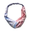 Уволенные повязки для головных повязки для коротких волос женщин женские аксессуары универсальный цветочный кросс для волос
