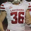 Mitch Louisiana Ragin 'Cajuns voetbaljersey NCAA College Charles Tillman Levi Lewis Trey Ragas Elia Mitchell Peter LeBlanc Williams Gardner